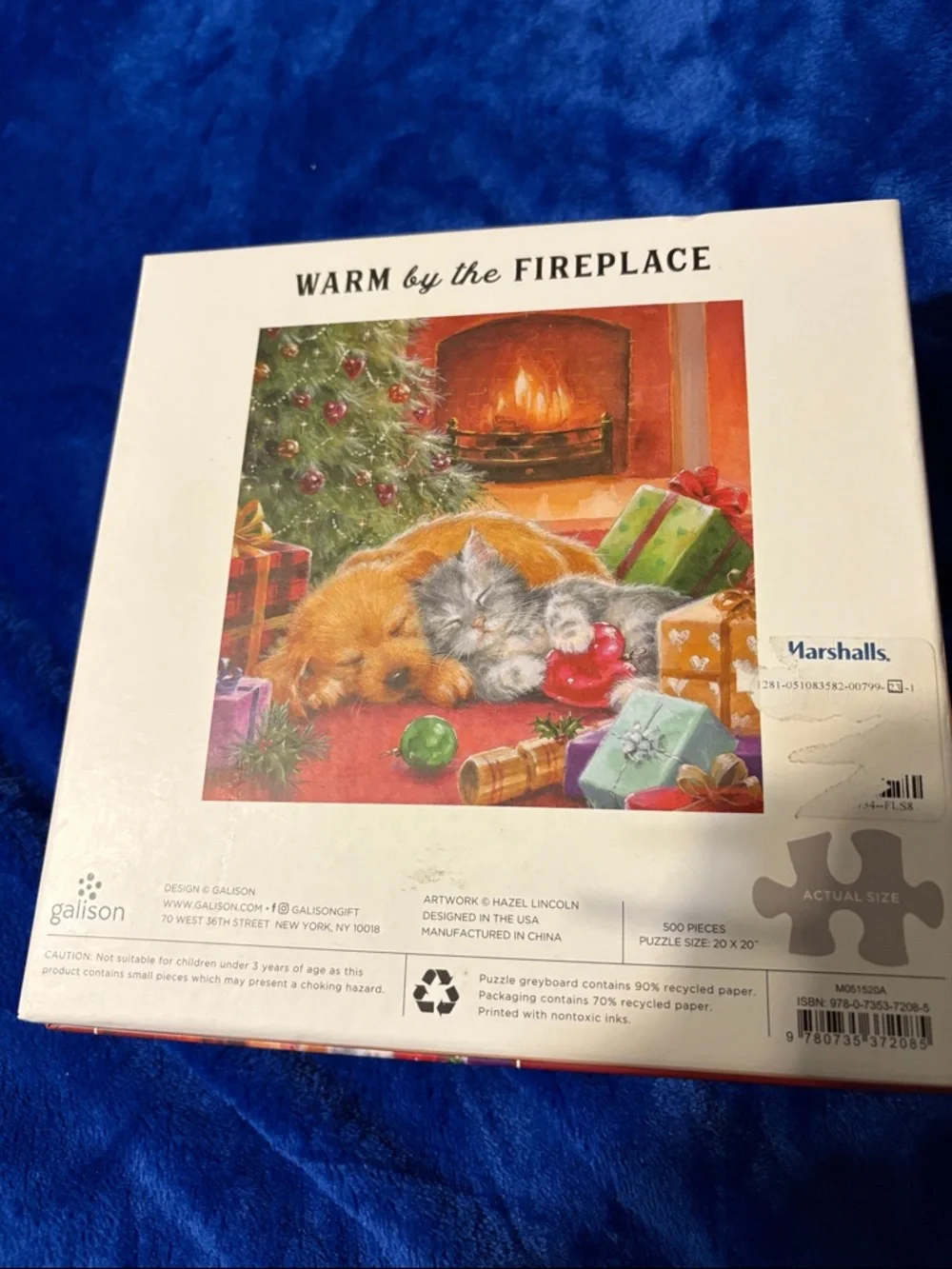 Marshalls Cozy Holiday Puzzle Box - Red, Green, Gold